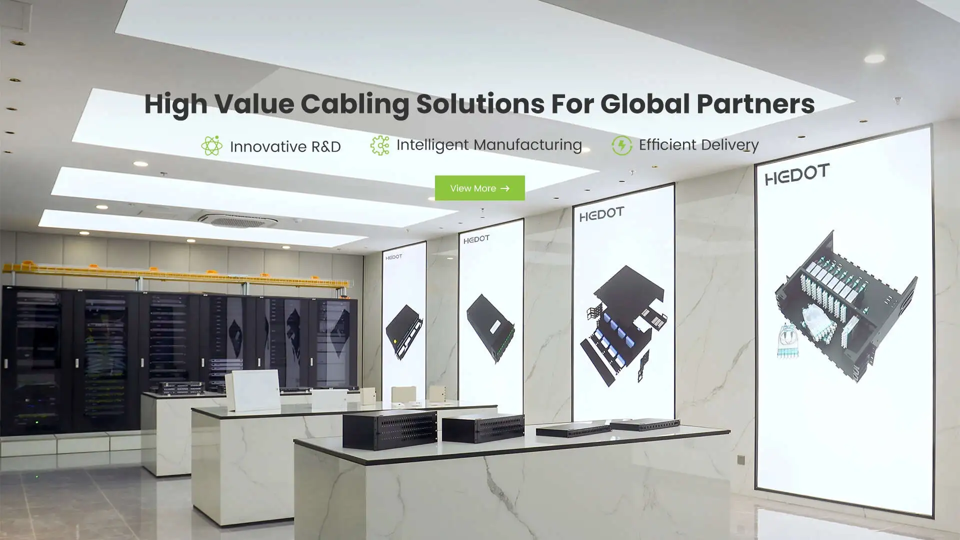 حلول مركز بيانات القيمة المبتكرة للشركاء العالميين